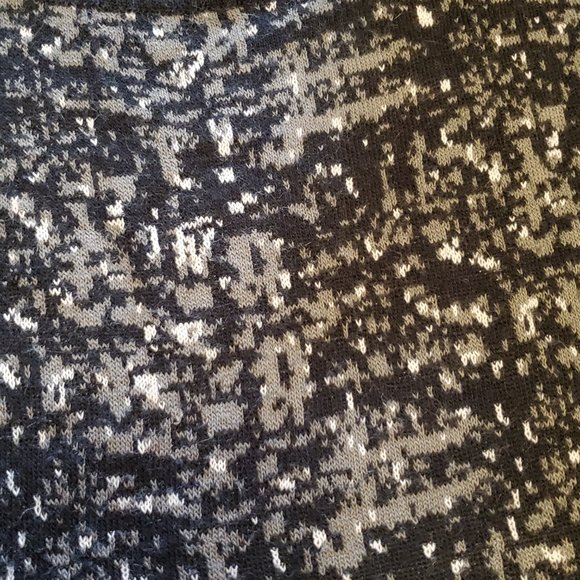 SUZY SHIER Thin Knit Shirt: grey black white - Picture 4 of 9